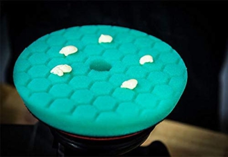 Chemical Guys Hex-Logic Quantum Heavy Polishing Pad – Green – 5.5in