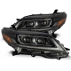 AlphaRex 11-21 Toyota Sienna PRO-Series Proj Headlights Plank Style Alpha Black w/Seq Signal/DRL