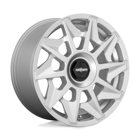 Rotiform R124 CVT Wheel 19×8.5 5×112/5×114.3 35 Offset – Gloss Silver