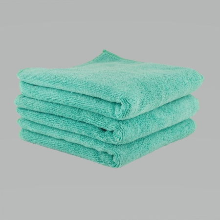 Chemical Guys Workhorse Microfiber Towel (Exterior)- 24in x 16in – Green – 3 Pack