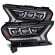 AlphaRex 19-21 Ford Ranger NOVA LED Proj Headlight Plnk Style Alpha Blk w/Activ Light/Seq Signal/DRL