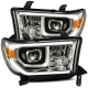 AlphaRex 07-13 Toyota Tundra/08-17 Sequoia G2 PRO-Series Projector Headlights Black -NO Lvl Adjuster