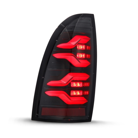 AlphaRex 05-15 Toyota Tacoma LUXX-Series LED Tail Lights Alpha-Black