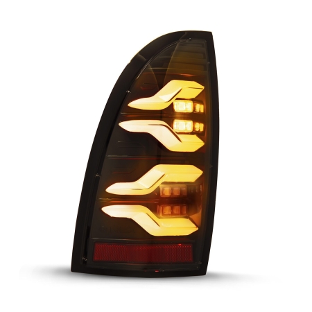 AlphaRex 05-15 Toyota Tacoma LUXX-Series LED Tail Lights Alpha-Black