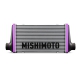 Mishimoto Gloss Carbon Fiber Intercooler – 525mm Silver Core – Straight Flow tanks – Gold V-Band