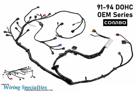 Wiring Specialties 91-94 S13 KA24DE DOHC Wiring Harness COMBO for S13 240sx – OEM SERIES