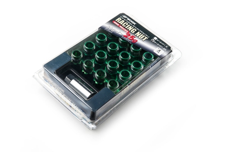 Work Wheels RS-R Open Ended Lug Nuts M12x1.25 Green