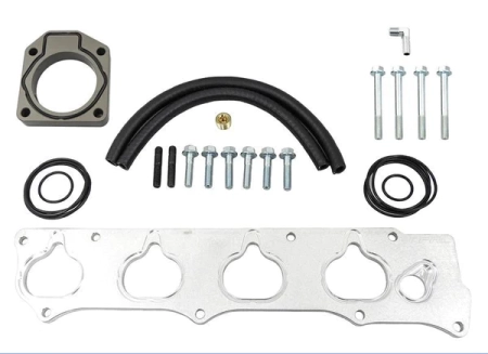 PRL Motorsports Honda / Acura K24Z RBC / RRC Intake Manifold Adapter Flange & ZDX Throttle Body Kit w/ Hardware