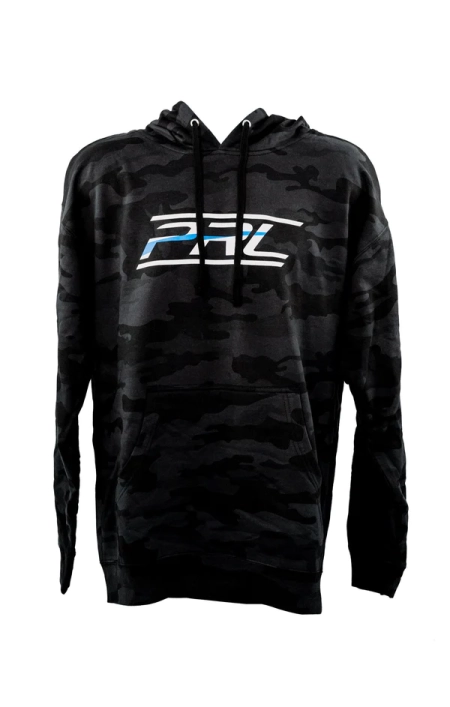 PRL Motorsports Logo Hoodie; Black Camo- Large