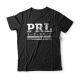 PRL Motorsports Tokyo Midnight PRL T-Shirt, 2XL BC3001 – Black White