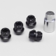 Volk Racing 17Hex Racing Nut Set L25 Short Type (16 Pcs) 12X1.25 Black Chromate