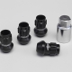 Volk Racing 17Hex Racing Nut Set L35 Medium Type (16 Pcs) 12X1.50 Black Chromate