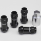 Volk Racing 17Hex Racing Lock Nut Set L35 Medium Type (4 Pcs) 12X1.50 Black Chromate