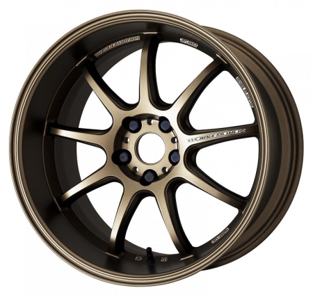 Work Wheels Emotion D9R 50mm Rim Depth 18×7.5 +53 5×114.3 Matte Bronze