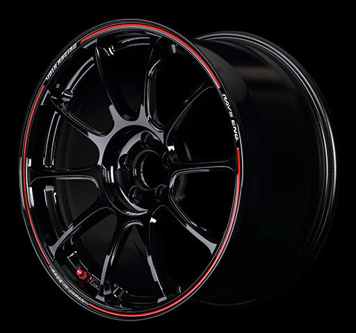 Volk Time Attack ZE40 18×9.5 +42 5×100 Black / Red