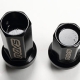 Volk Racing 17Hex Racing Lock Nut Set L35 Medium Type (4 Pcs) 12X1.25 Black Chromate