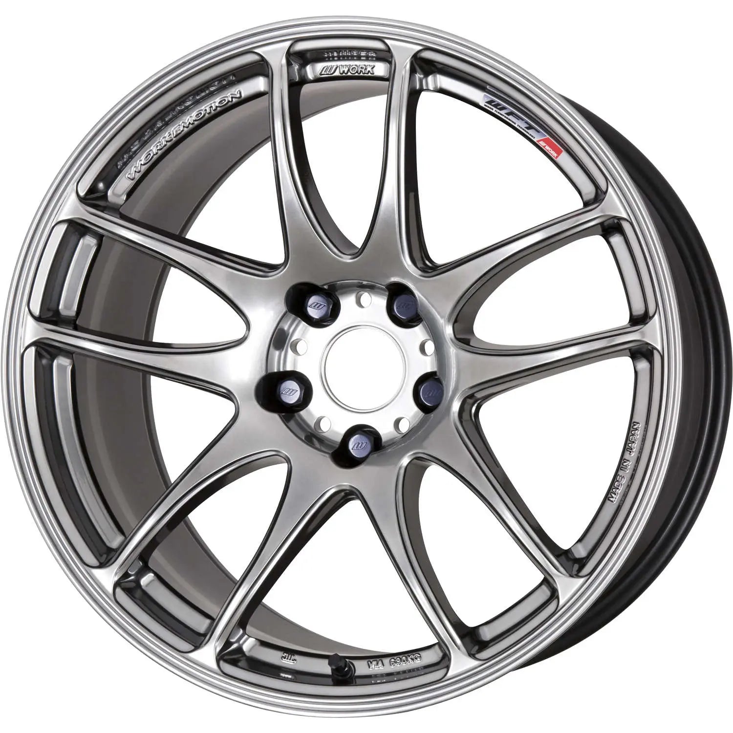 Work Emotion CR KAI Ultimate 18x9.5 +38 5x114.3 GT Silver | iRace 