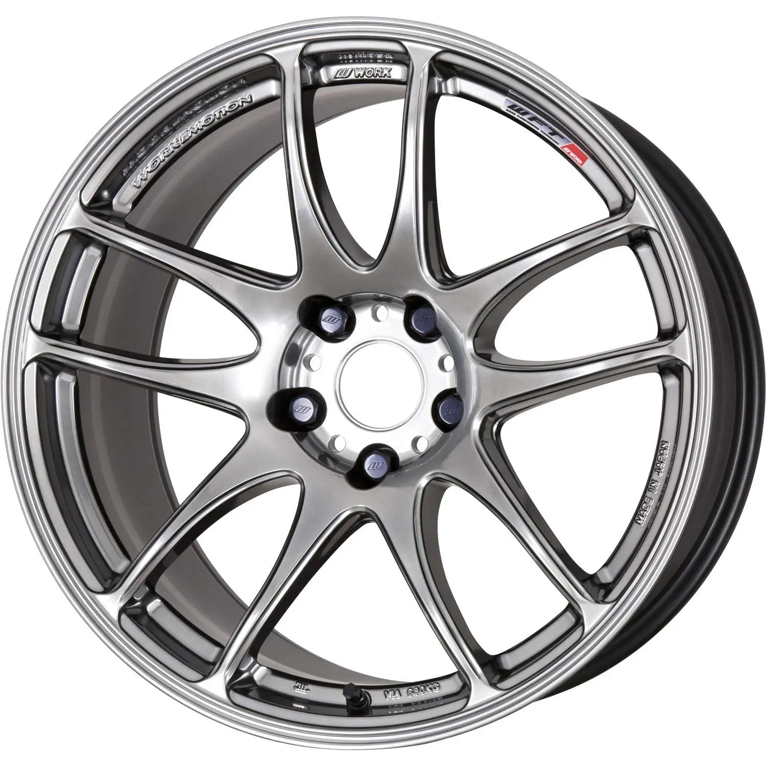 Work Emotion CR KAI Ultimate 18x9.5 +38 5x114.3 GT Silver | iRace