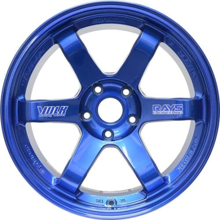 Volk TE37SL 18×9.5 +40 5×114.3 Hyper Blue