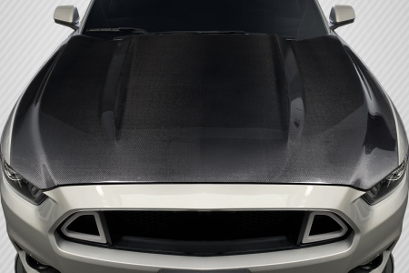 Carbon Creations 2015-2017 Ford Mustang OEM Look Hood – 1 Piece