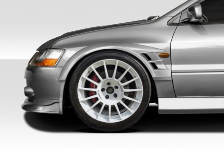 Duraflex 2003-2006 Mitsubishi Lancer Evolution 8 9 Cyber Front Fender Flares – 2 Pieces