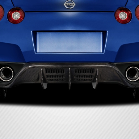 Carbon Creations 2009-2011 Nissan GT-R R35 Malve Rear Diffuser – 1 Piece