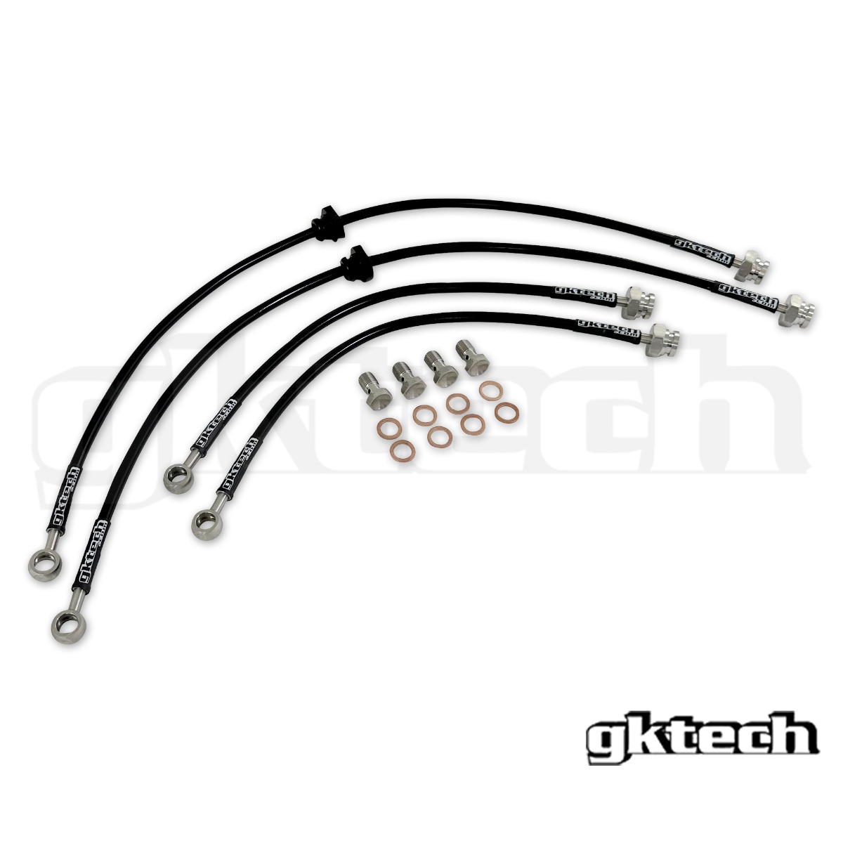 GK Tech Braided Brake Lines Set (Front & Rear)  Nissan 240sx S14 / Silvia  S15 » iRace Auto Sports