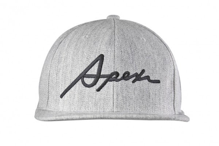 A’PEXi Cursive Hat – Grey (Snapback)