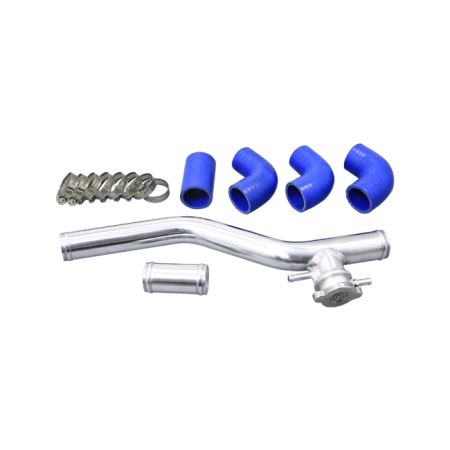 CX Racing Aluminum Radiator Hard Pipe Kit for 94-04 Chevrolet S-10 S10 Truck LS LS1