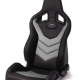 RECARO SEAT SPORTSTER GT w/SUB-HOLE CLOUD GREY SUEDE /SILVER DRIVER