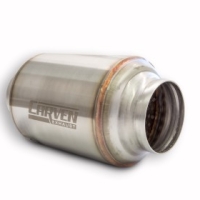 Carven Universal Carven-R Performance Muffler 304SS 3in. Inlet / 10.5in. OL / 5in. OD