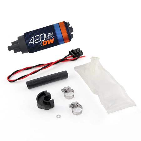 Deatschwerks 420lph in-tank fuel pump w/ 9-1024 install kit for 240sx S14/Silvia S15/Skyline GTS