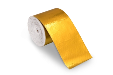 Funk Motorsports Gold Heat Reflective Tape | 15m x 25mm