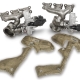 Funk Motorsports BMW S55 Turbo & Manifold Blanket (M2, M3, M4) (PAIR) | TItanium Weave