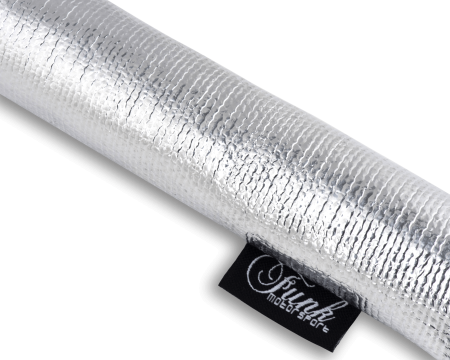 Funk Motorsports Silver Velcro heat sleeving | 30mm x 0.5m