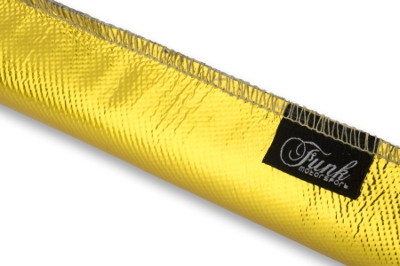 Funk Motorsports Gold Sewn heat sleeving (ROLL) | 15mm x 5m