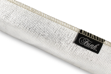 Funk Motorsports Silver Sewn heat sleeving | 7mm x 0.5m