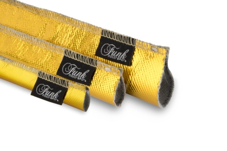 Funk Motorsports Gold Sewn heat sleeving (ROLL) | 15mm x 5m