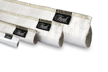 Funk Motorsports Silver Sewn heat sleeving (ROLL) | 15mm x 5m