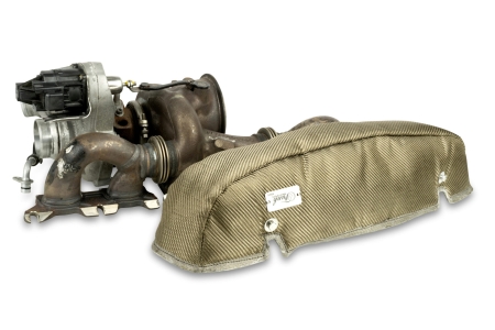 Funk Motorsports BMW B58 Turbo & Manifold Blanket (M140i, 240i, Supra etc.) | TItanium Weave