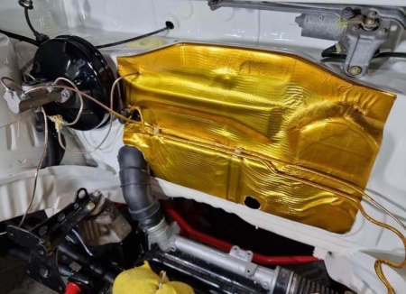 Funk Motorsports Gold Adhesive Heat Blanket | 600 x 700mm