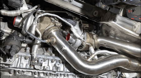 Funk Motorsports BMW S55 Turbo & Manifold Blanket (M2, M3, M4) (PAIR) | TItanium Weave