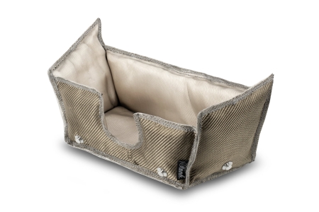 Funk Motorsports SR20 Exhaust Manifold Blanket | TItanium Weave