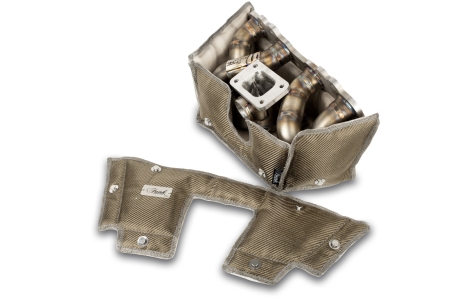 Funk Motorsports SR20 Exhaust Manifold Blanket | TItanium Weave