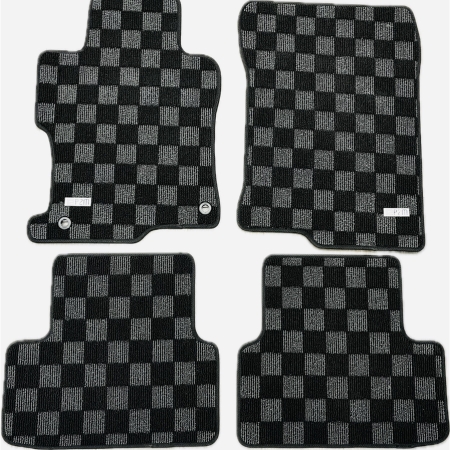 P2M HONDA ACCORD COUPE 2008-12 RACE FLOOR MATS : DARK GREY