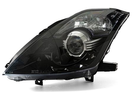 Depo Blacked Out Bi-Xenon Projector Headlight Set – Nissan 350Z Z33