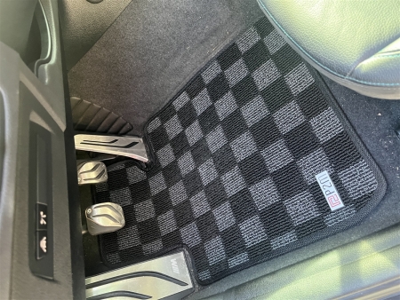 P2M BMW F22 2014-21 (2-Series) / F87 2016-21 (M2) Coupe Race Floor Mats : Dark Grey (Front/Rear)