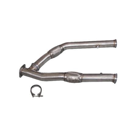 CX Racing Exhaust Mid Y Pipe for 89-98 Nissan 240sx S13/S14 with LS1 Motor Swap