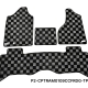 P2M HONDA CIVIC TYPE-R (FL5) 2022+ / Acura Integra 2024+ (DE5) RACE FLOOR MATS : Red / Black CHECKERED PATTERN (FRONT/REAR) **Limited Production Run**