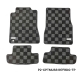 P2M HONDA CIVIC TYPE-R (FL5) 2022+ / Acura Integra 2024+ (DE5) RACE FLOOR MATS : Red / Black CHECKERED PATTERN (FRONT/REAR) **Limited Production Run**